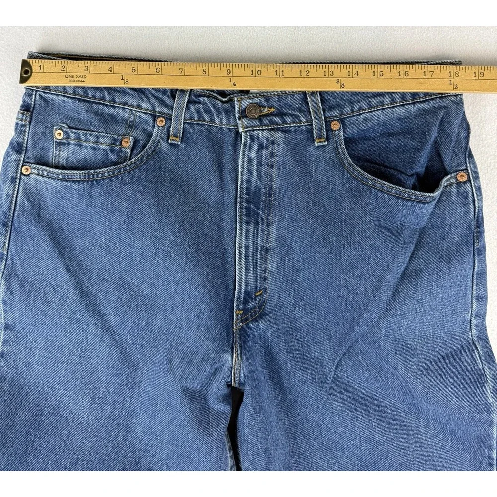 Vintage Levi's 550 Mens 38x32 Relaxed Fit USA 90's Blue Jeans Made In USA‎